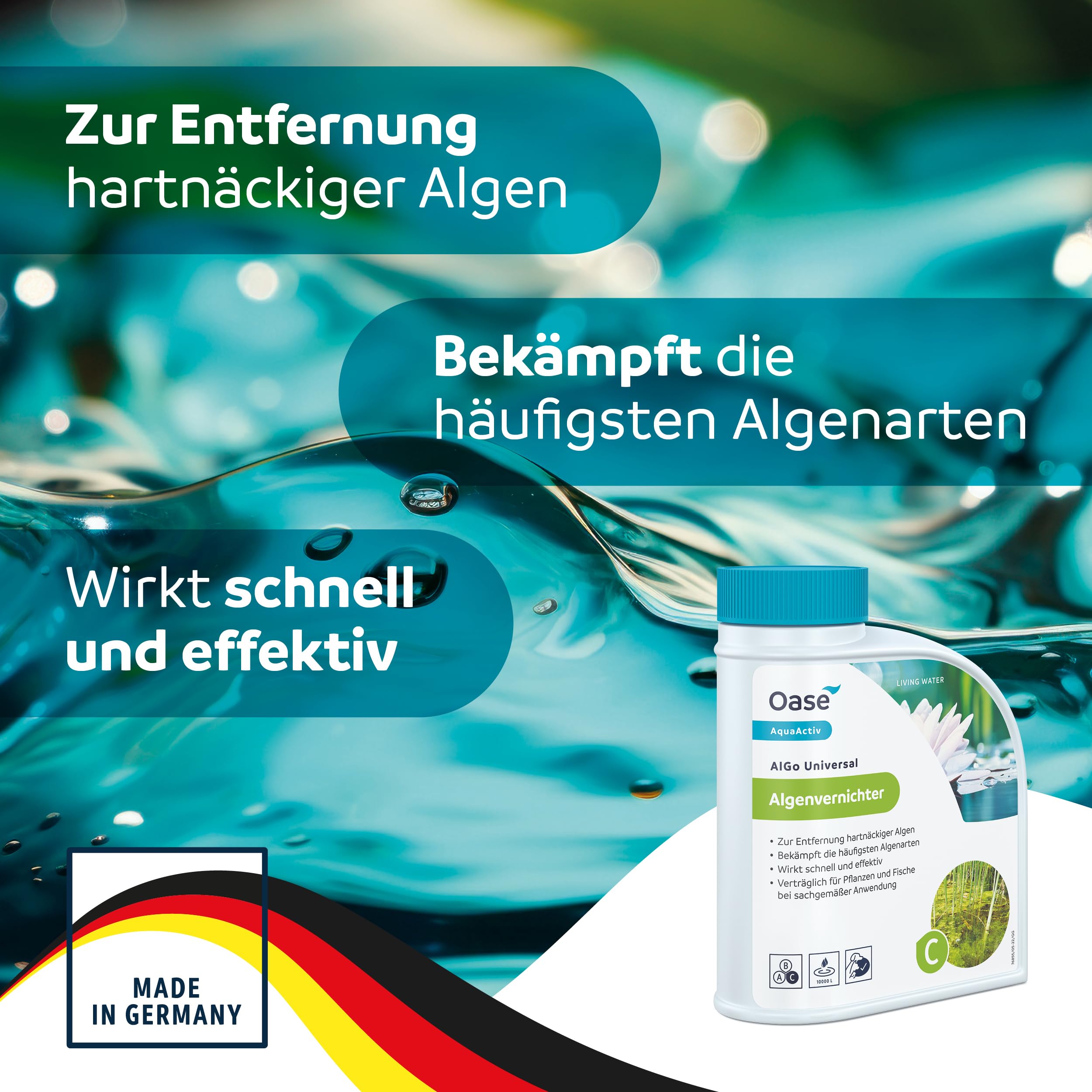 oase-aquaactiv-algo-universal-500-ml-antialghe-universale-laghetto image 2