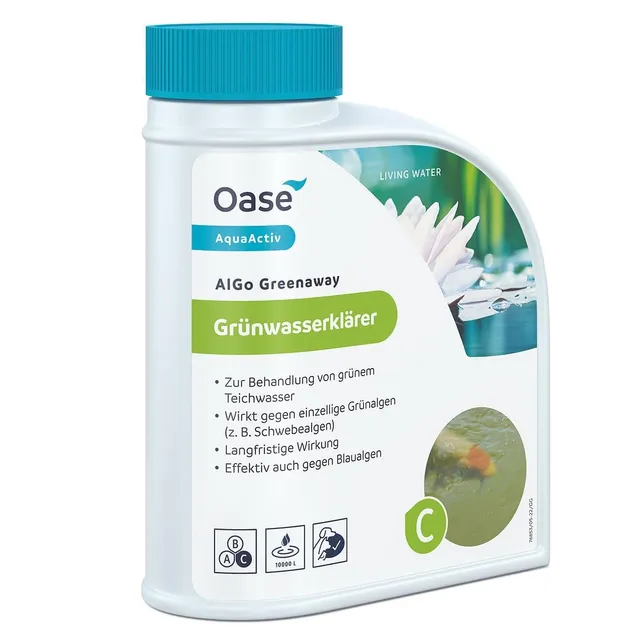 oase-aquaactiv-algo-greenaway-500-ml-biocondizionatore-antialghe-per-laghetto image 1