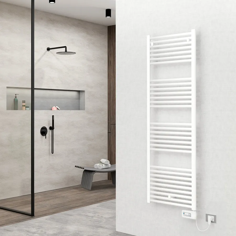cordivari-lisa-22-elettrico-white-scaldasalviette-elettrico-bianco-bagno image 1