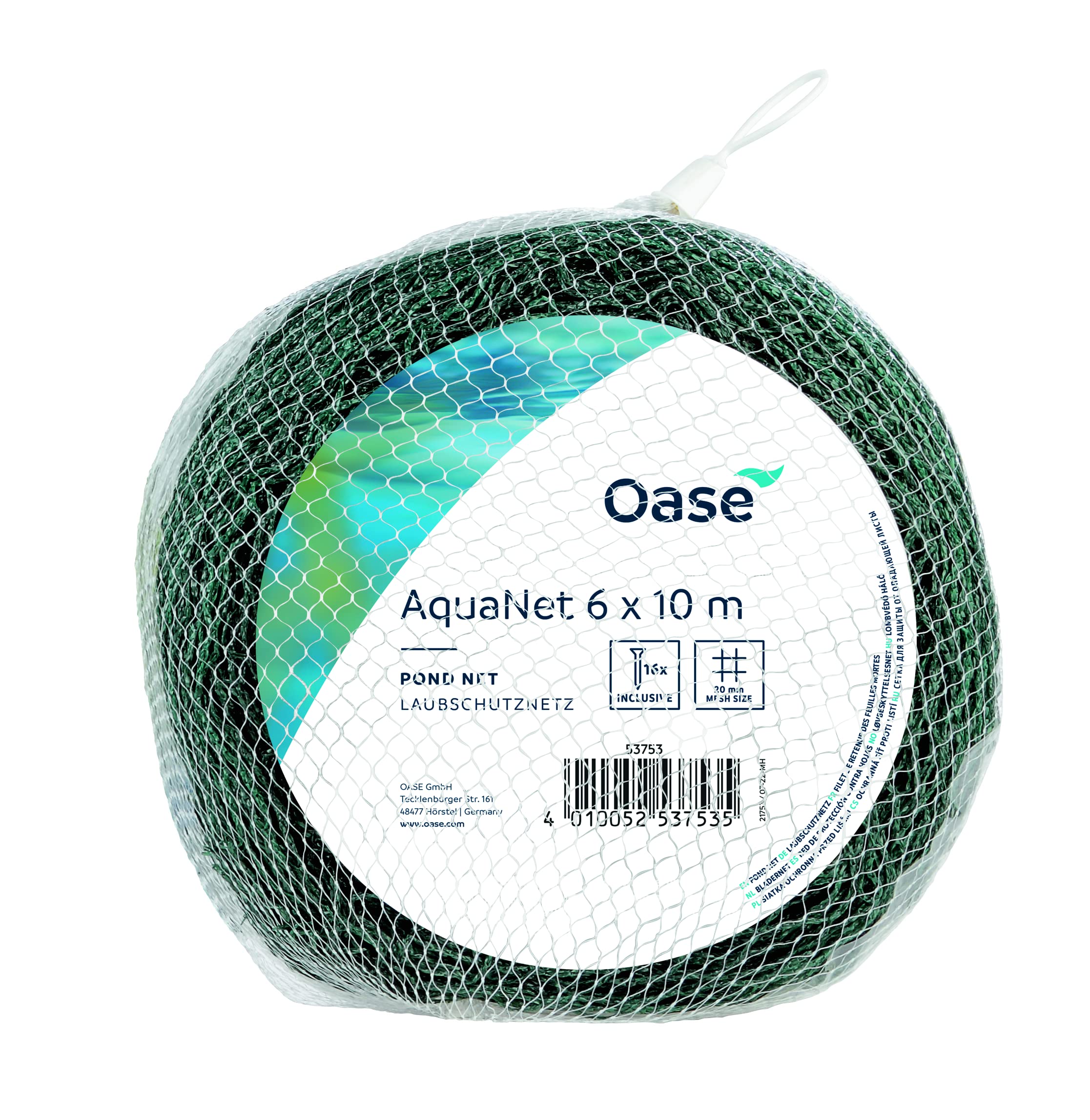 oase-53753-aquanet-rete-protettiva-per-laghetto-nero image 1