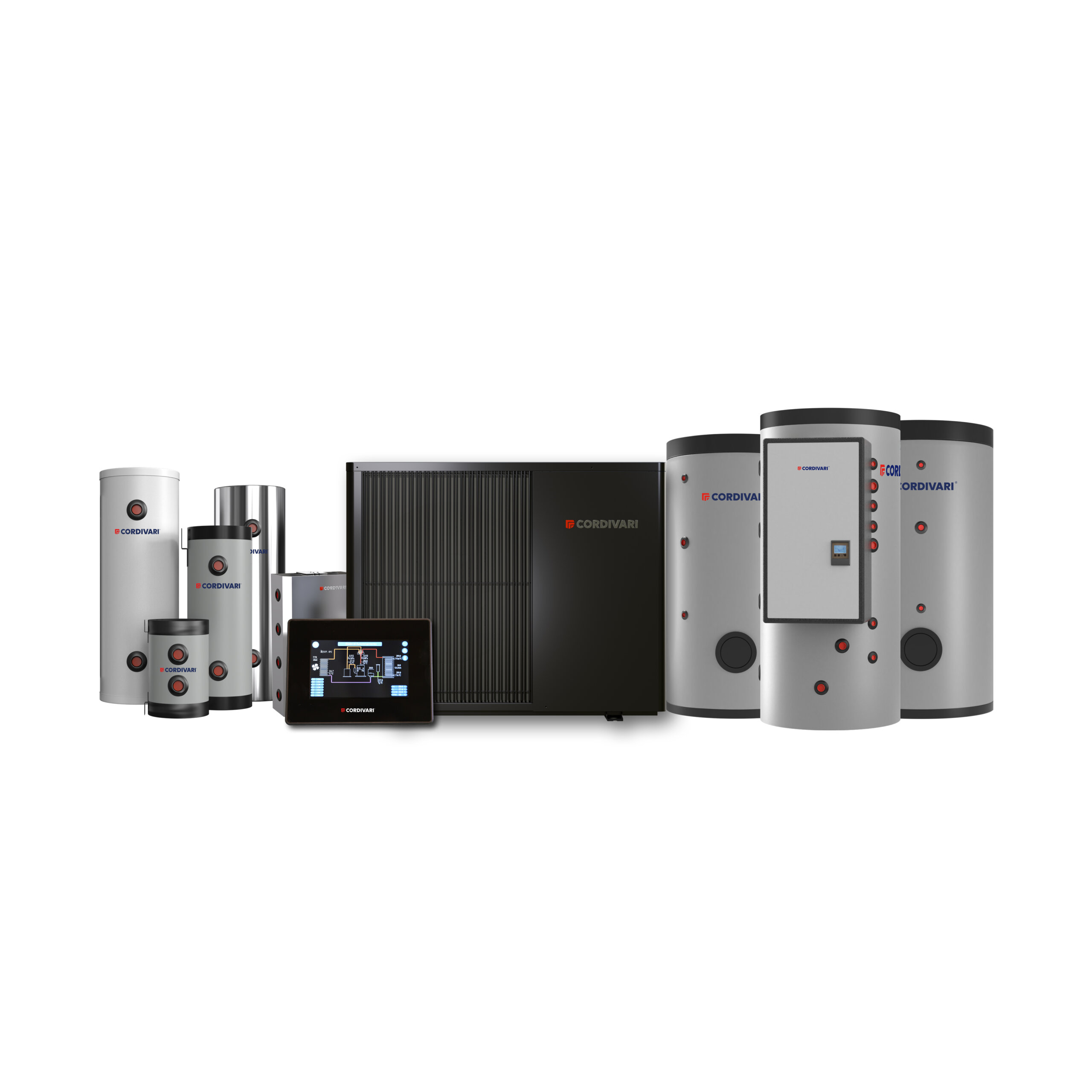 cordivari-vestalis-acs-pack-12-kw-con-volano-80-lt-sistema-pompa-di-calore image 1