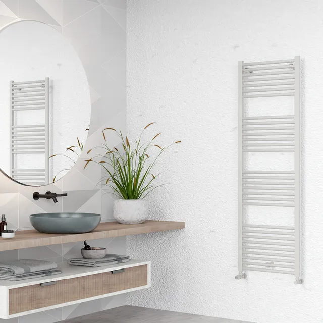 cordivari-lisa-22-white-grey-scaldasalviette image 1