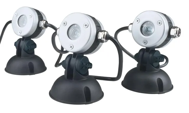 oase-lunaqua-mini-led-warm-50513-set-3-faretti-1w-nero image 1
