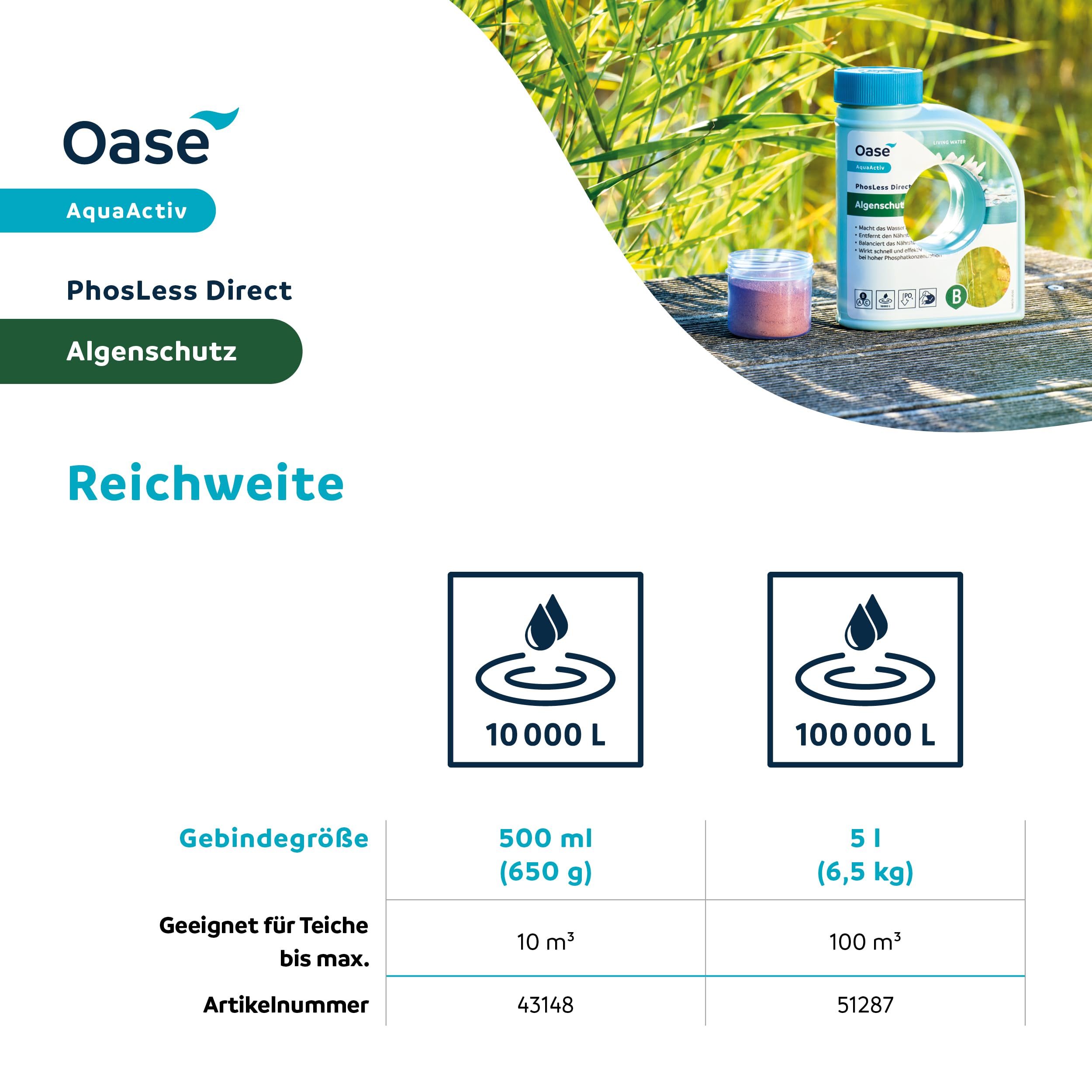 oase-aquaactiv-phosless-direct-500-ml-legante-fosfati-anti-alghe-per-laghetto image 4