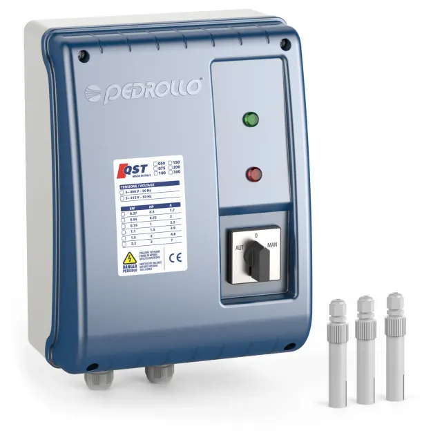 pedrollo-qst-controlbox-trifase-con-sonde-per-pompe-sommerse-pozzo-3-4-6 image 1