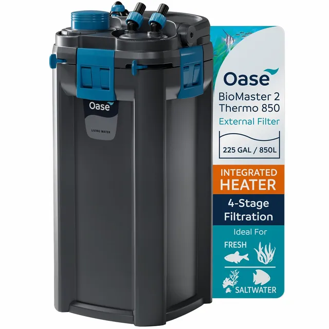 oase-biomaster-2-thermo-850-filtro-esterno-per-acquario-con-riscaldatore-integra image 1