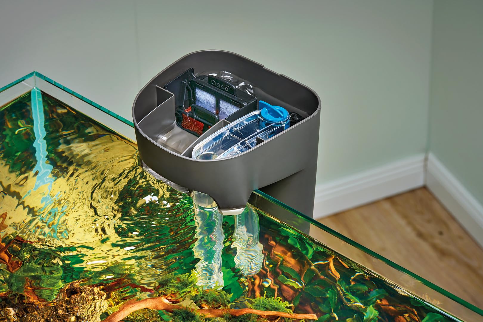 oase-biostyle-75-filtro-hang-on-per-acquario-da-75-litri-3-5w-grigio image 7