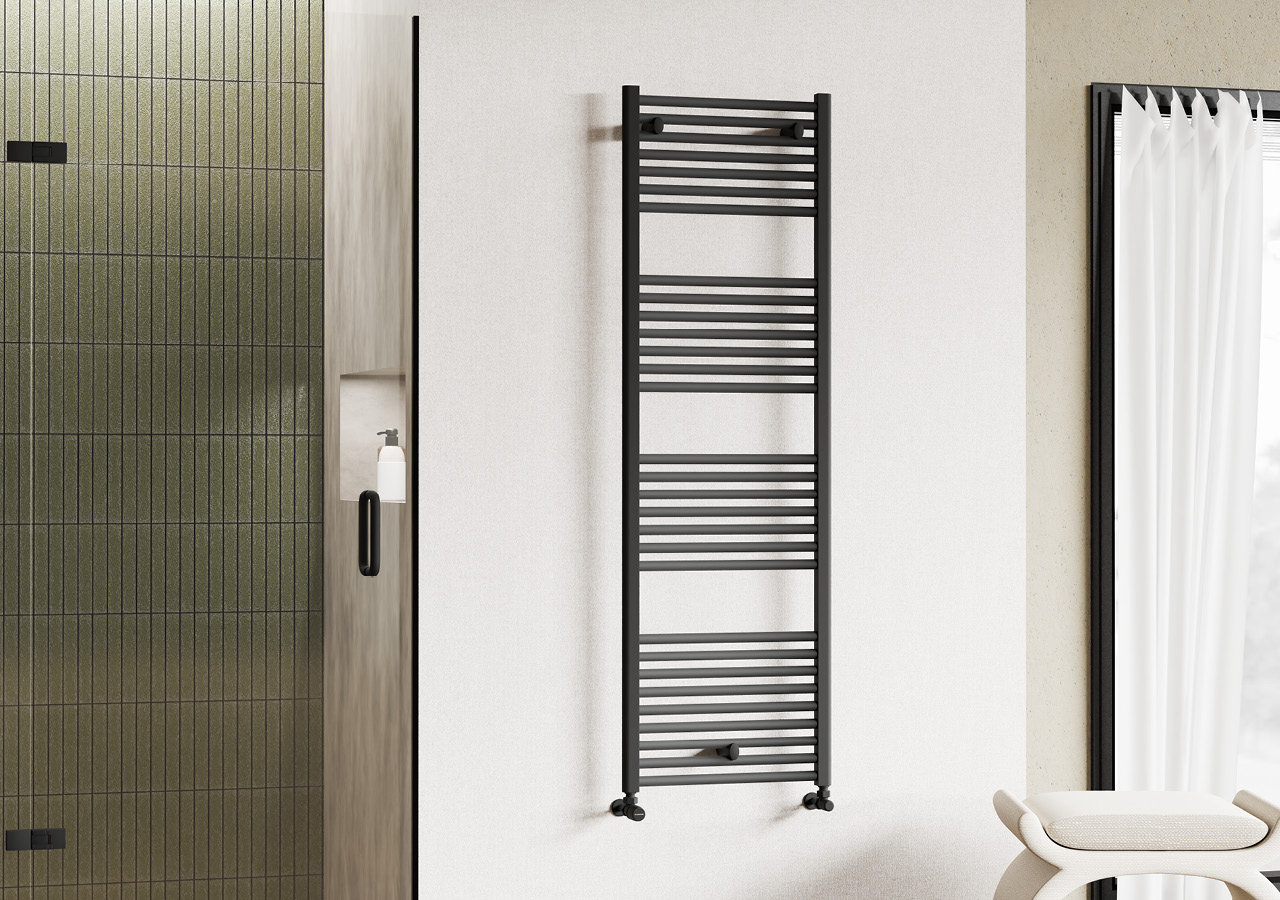 cordivari-lisa-22-black-scaldasalviette-termoarredo-in-acciaio-nero image 5