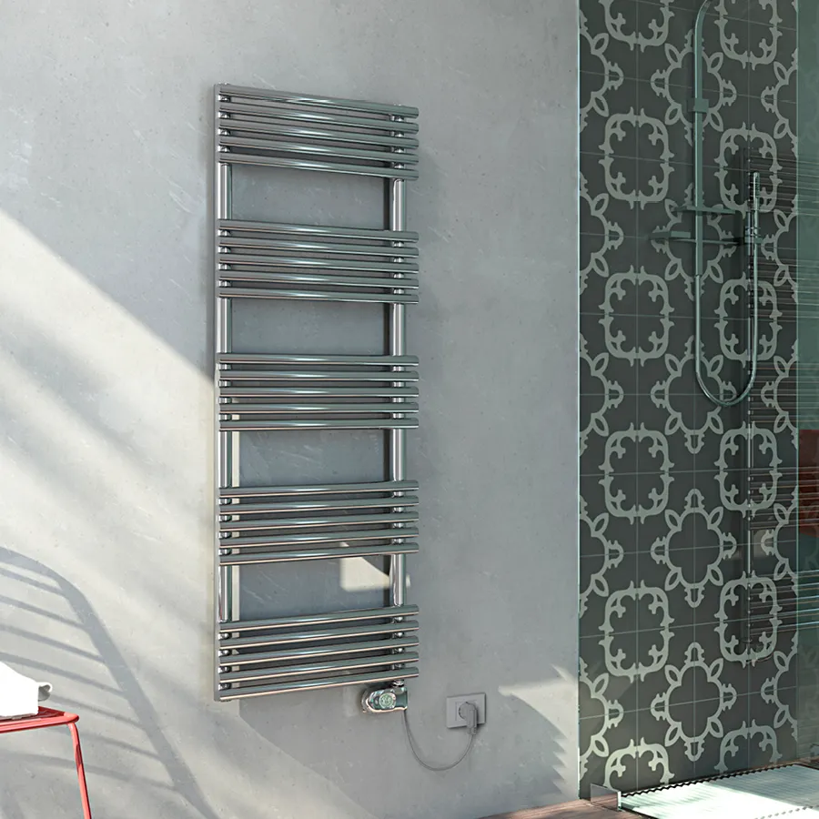 cordivari-sandy-elettrico-inox-lucido-scaldasalviette-elettrico-basso-consumo-er image 1