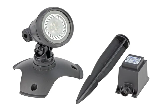 oase-57034-lunaqua-3-led-set-1-grigio-faretto-sommergibile-3w image 1