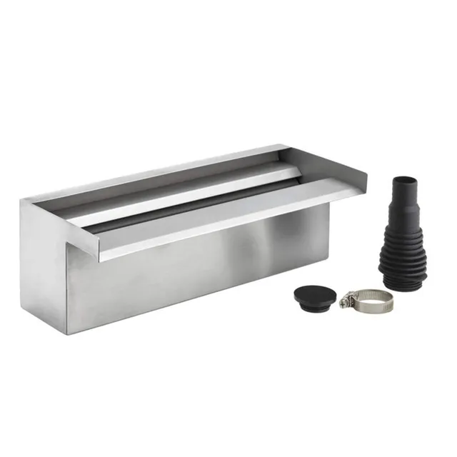 oase-50704-cascata-in-acciaio-inox-per-laghetto-grigio image 1