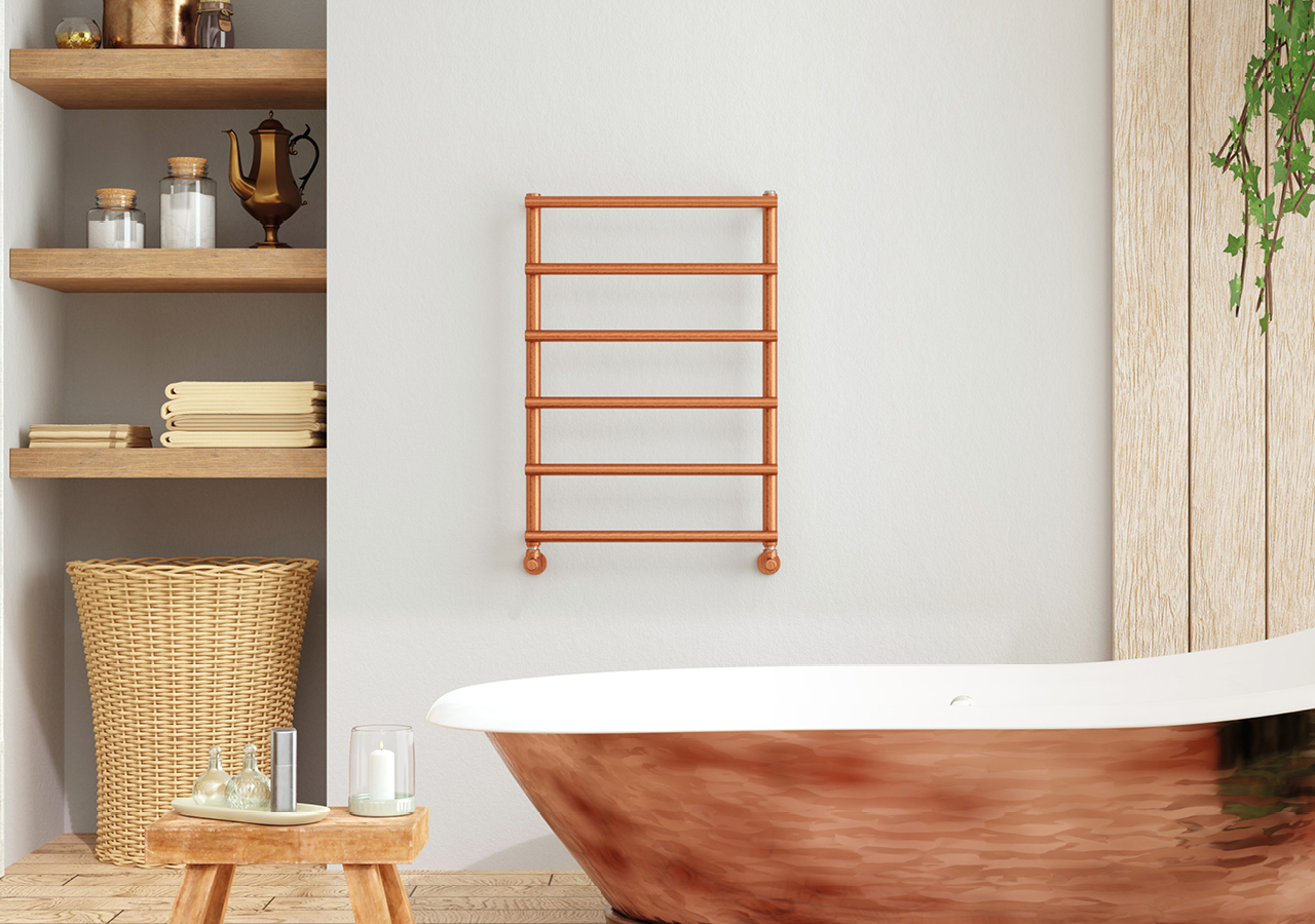 cordivari-laura-antique-copper-scaldasalviette-in-acciaio-inox-rame-antico image 4