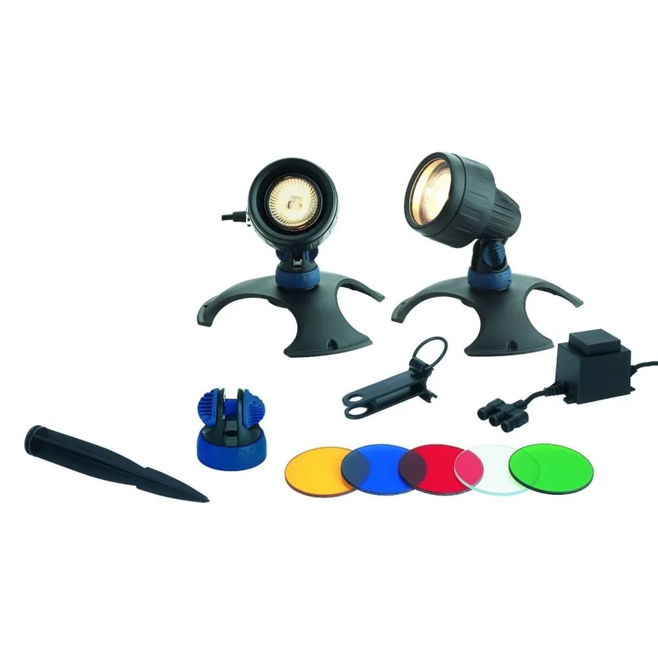 oase-lunaqua-3-set-2-faretti-led-subacquei-neri image 1