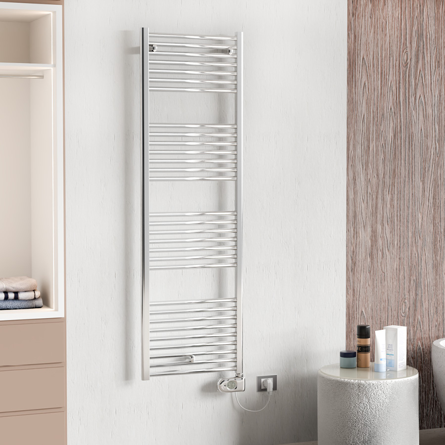 cordivari-lisa-22-cromato-elettrico-scaldasalviette-elettrico-per-bagno-e-asciug image 1