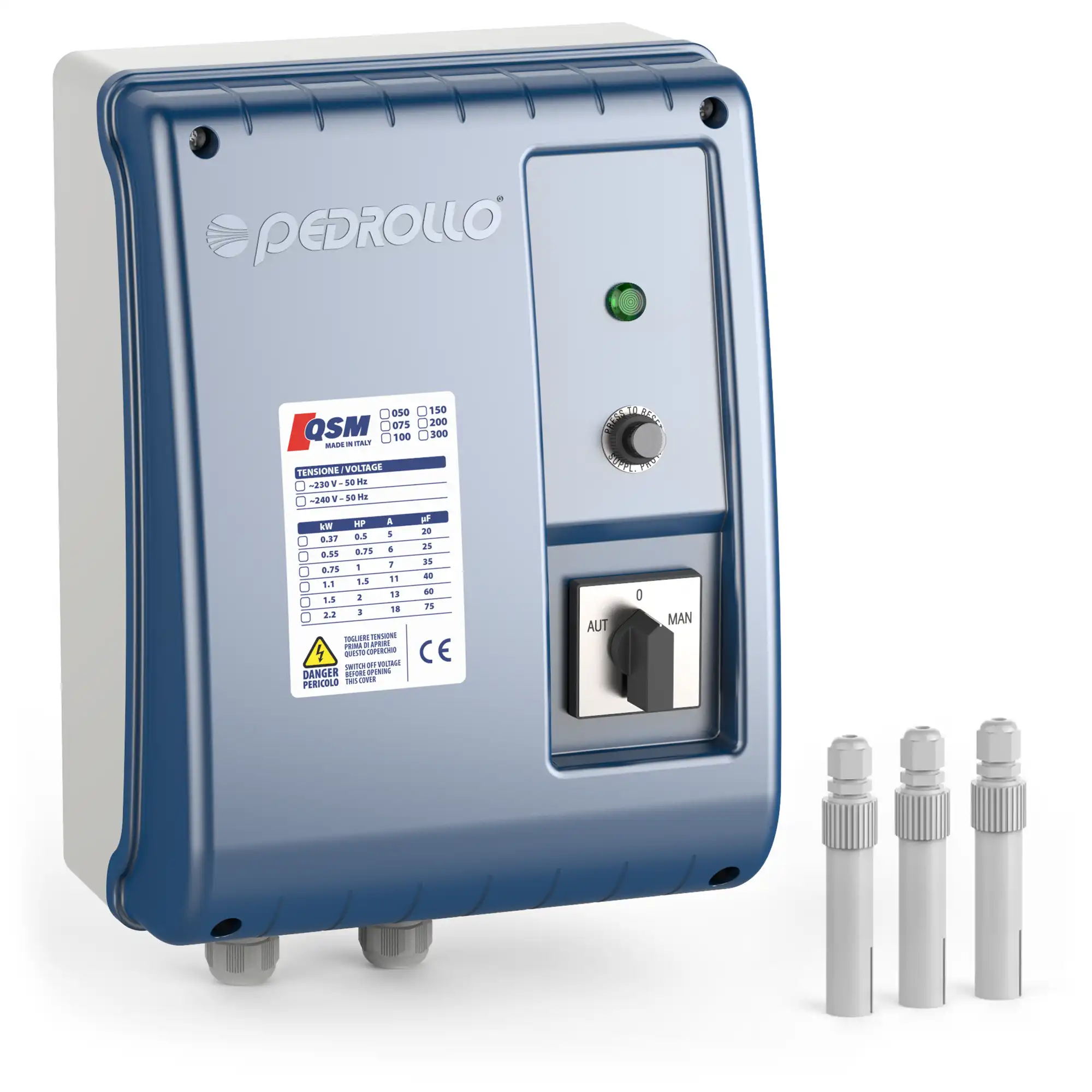 pedrollo-qsm-quadro-elettrico-per-elettropompe-sommerse-da-pozzo-4-monofase-con- image 1