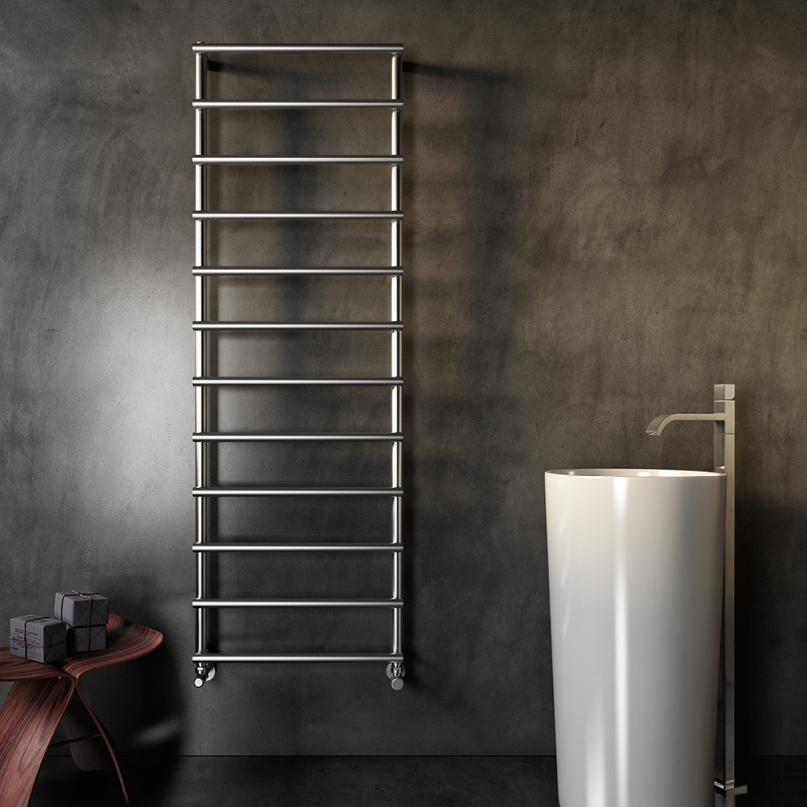 cordivari-laura-inox-lucido-scaldasalviette-acciaio-inox image 1