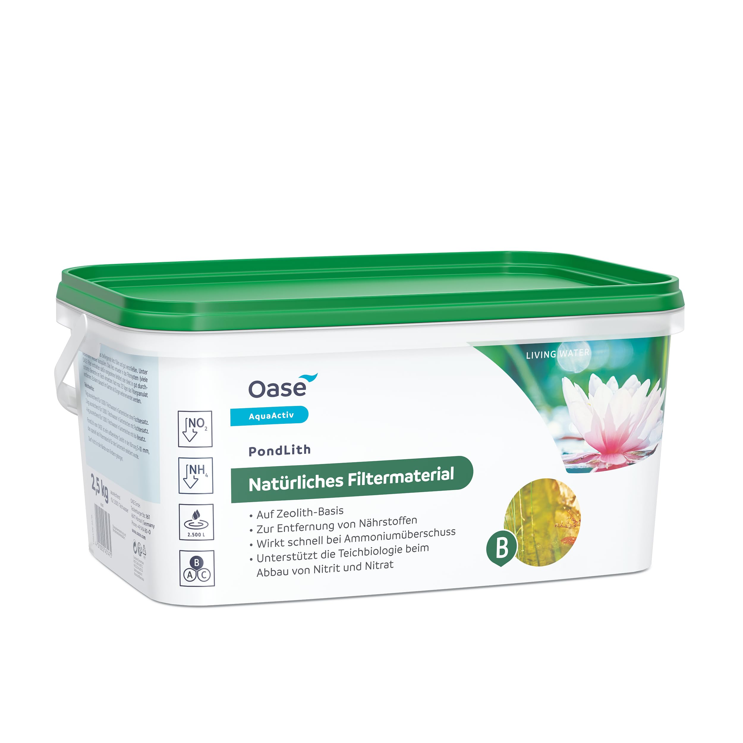 oase-aquaactiv-pondlith-argento-biocondizionatore-zeolite-naturale image 1