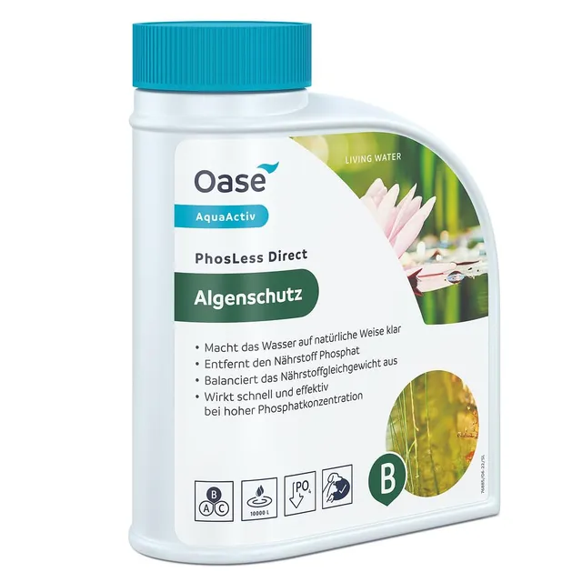 oase-aquaactiv-phosless-direct-500-ml-legante-fosfati-anti-alghe-per-laghetto image 1