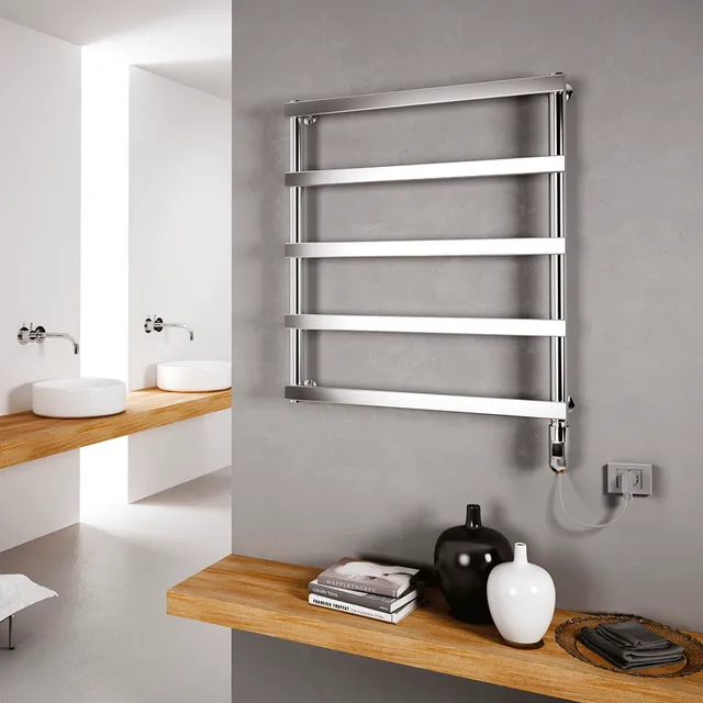 cordivari-alessandra-electric-inox-lucido-scaldasalviette-elettrico-acciaio-luci image 1