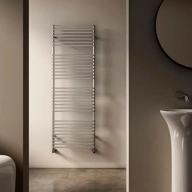 cordivari-leila-inox-lucido-scaldasalviette-in-acciaio-inox-per-bagno image 1