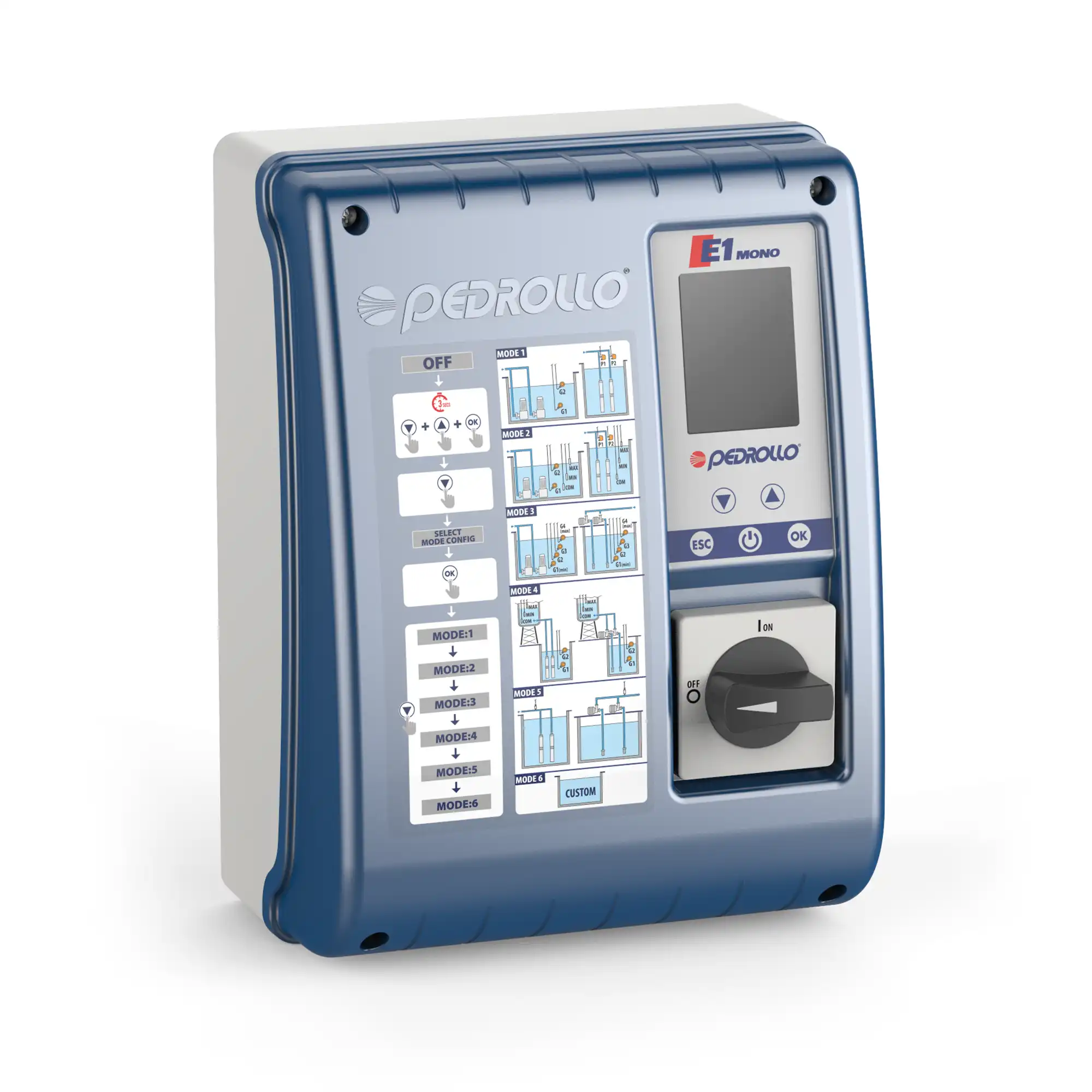 pedrollo-e1-e2-quadro-elettronico-per-1-o-2-elettropompe image 1
