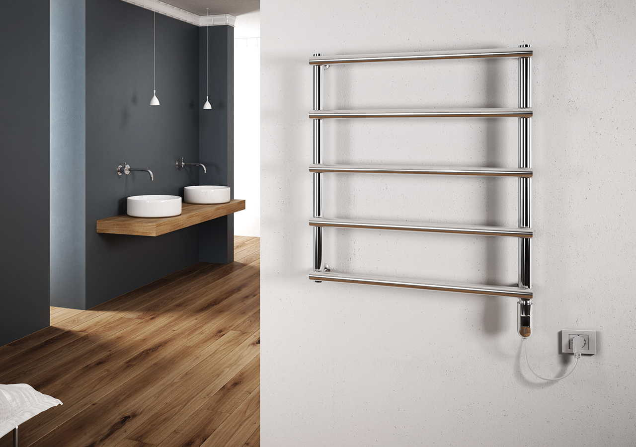cordivari-laura-elettrico-inox-lucido-scaldasalviette-elettrico image 4