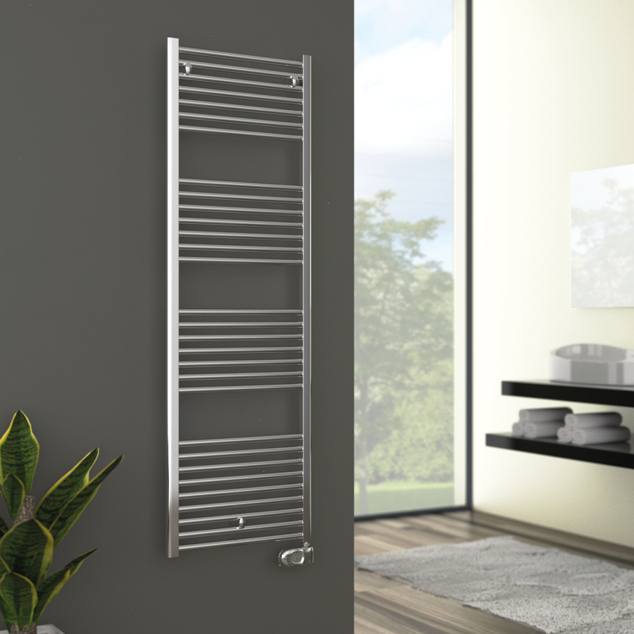 cordivari-lisa-22-chrom-lectrique-scaldasalviette-elettrico-cromato-bagno image 1