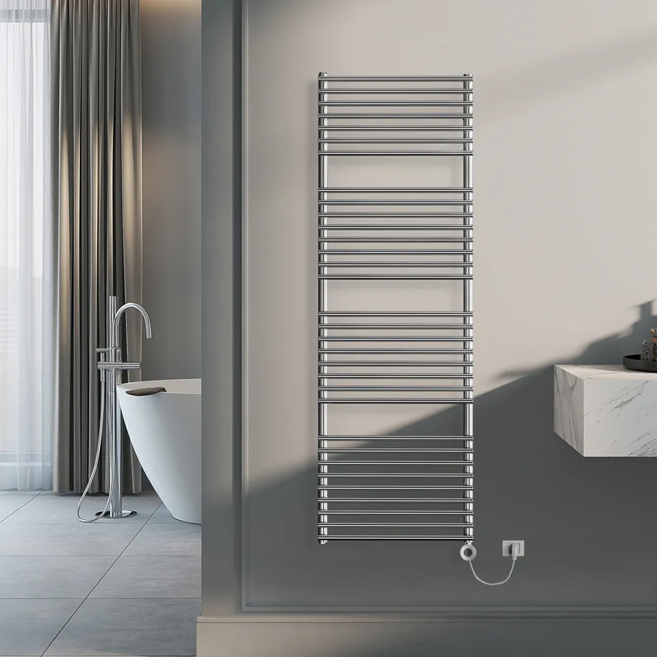 cordivari-leila-electric-scaldasalviette-elettrico-in-acciaio-inox-lucido image 1
