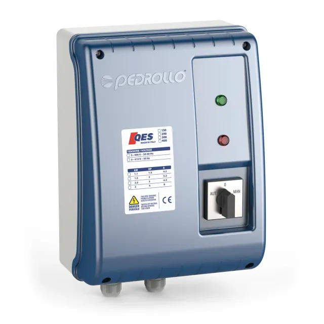 pedrollo-qes-quadro-elettrico-per-elettropompa-sommergibile-trifase-serie-vxc-mc image 1