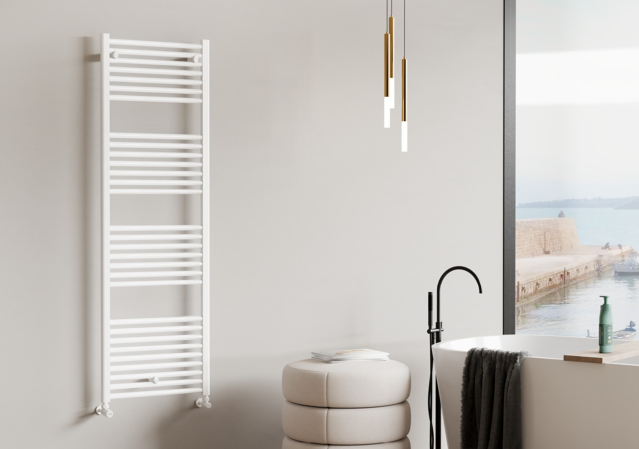 cordivari-lisa-22-white-scaldasalviette-termoarredo-bagno image 4