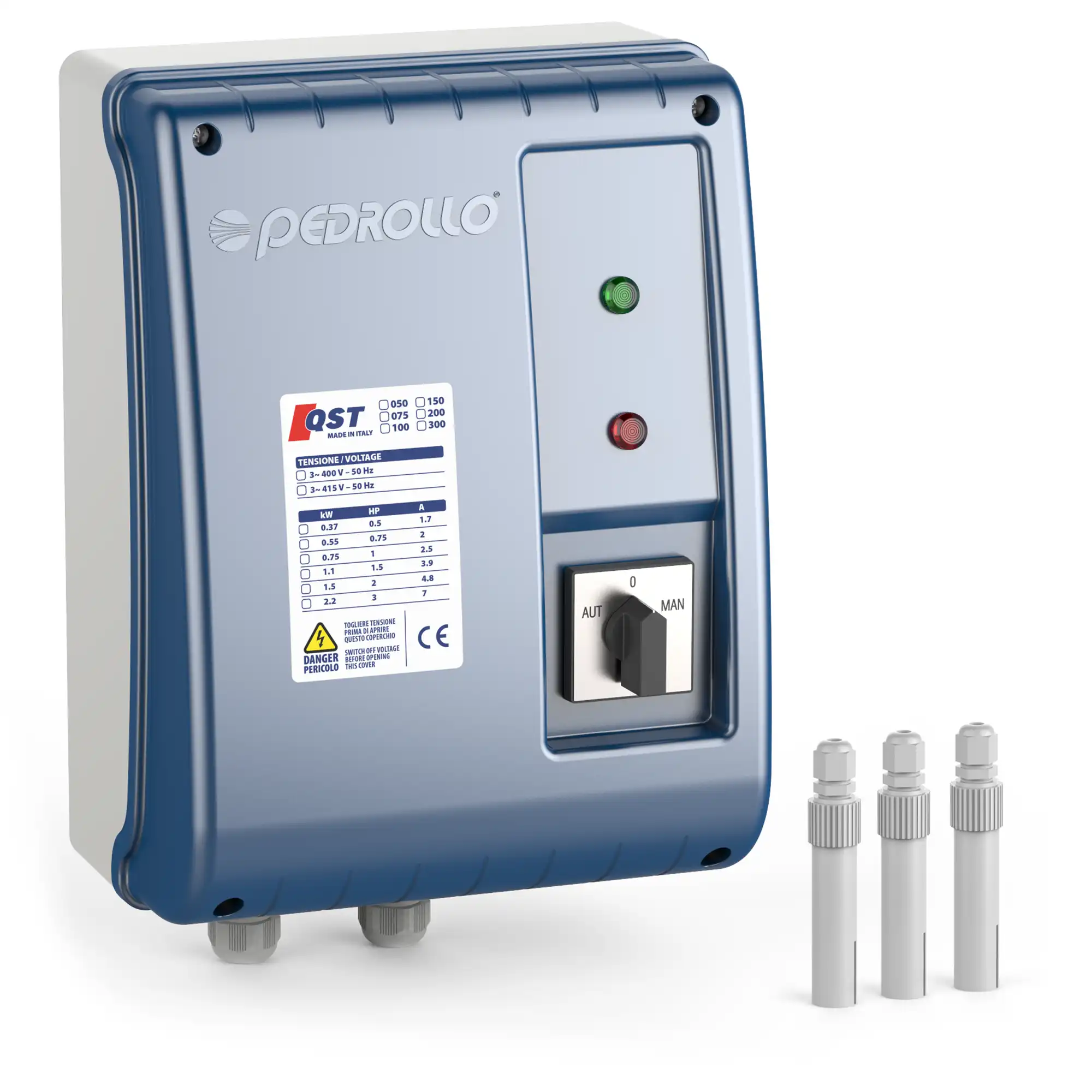 pedrollo-qst-controlbox-trifase-con-sonde-per-pompe-sommerse-pozzo-3-4-6 image 1