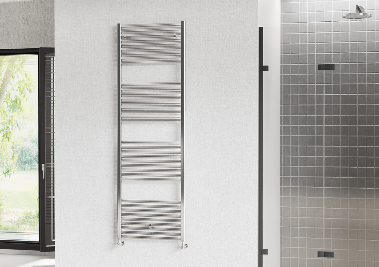 cordivari-lisa-25-chromed-radiatore-scaldasalviette-cromato-design image 5
