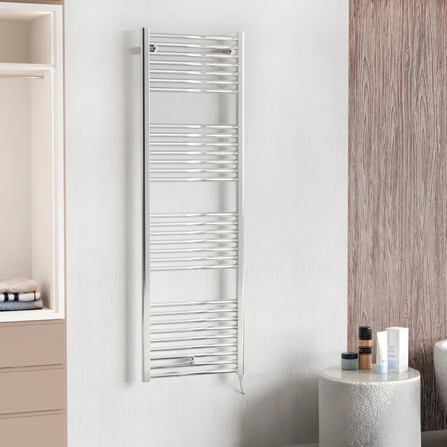 cordivari-lisa-22-cromato-elettrico-per-controllo-domotico-scaldasalviette-bagno image 1