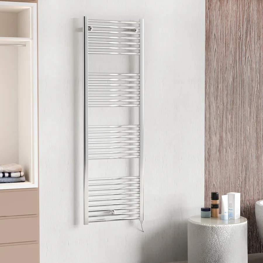 cordivari-lisa-22-cromato-elettrico-per-controllo-domotico-scaldasalviette-bagno image 1