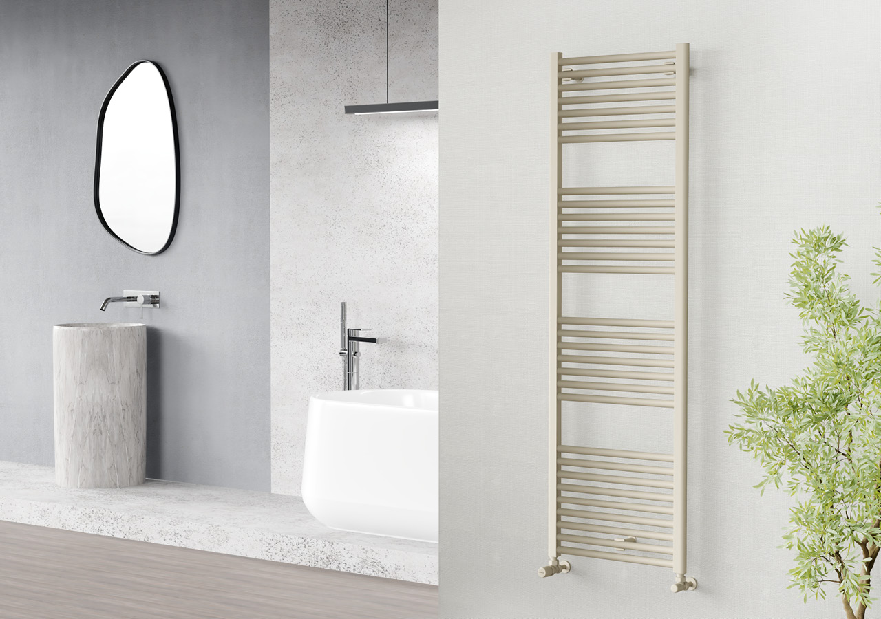 cordivari-lisa-22-beige-opaco-scaldasalviette-di-design-opaco image 4