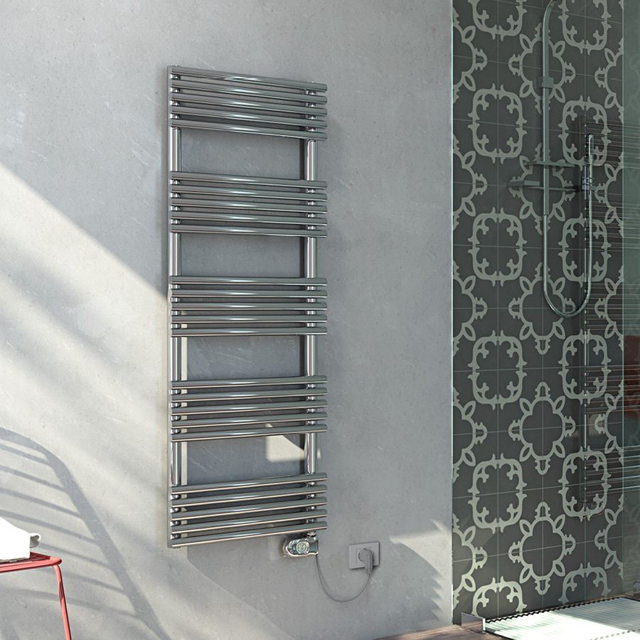 cordivari-sandy-elettrico-inox-lucido-scaldasalviette-elettrico-basso-consumo-er image 1