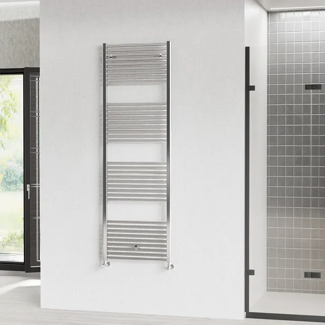 cordivari-lisa-25-chromed-radiatore-scaldasalviette-cromato-design image 1